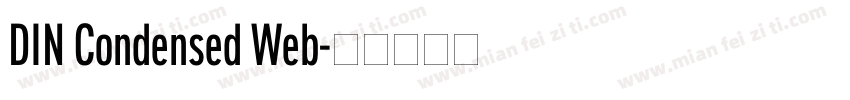 DIN Condensed Web字体转换